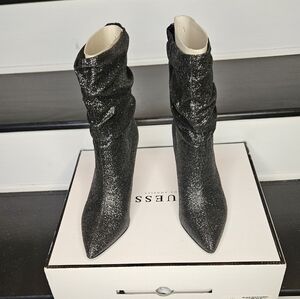 Guess Black Glitter Women's Boots
